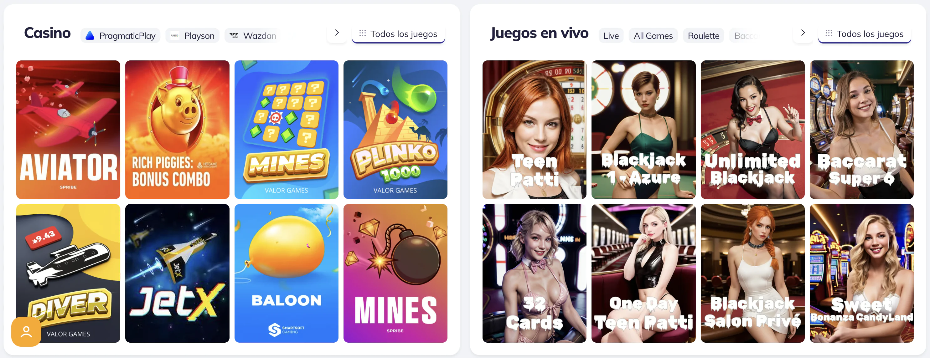 valor-juegos juegos en Valor